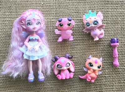 Lot Of 6 Magic Mixies Pixling Una 6'' 4 Mixlings, Wand Doll Toy Figures 
