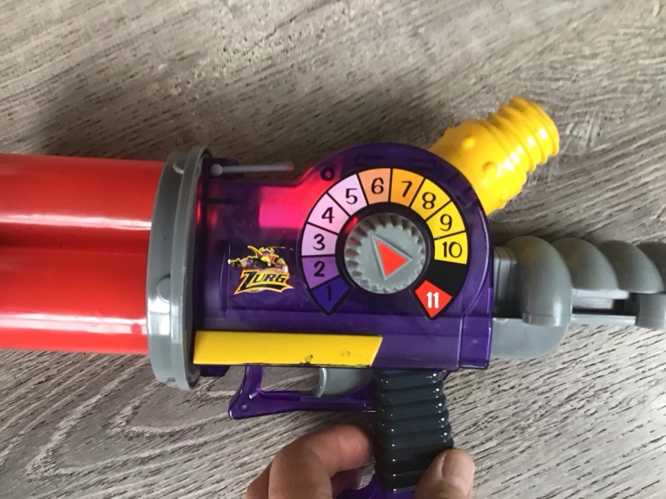 Disney Toy Story Electronic Emperor Zurg Blaster Luz Roja Sonidos 💥 ¡TODO FUNCIONA! Foto 3 de 4