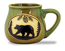  Bean Pot Coffee Tea Mug Cup - Bear Gifts for Birthday Christmas, 16 Oz 