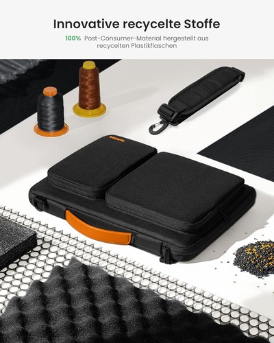 16 Zoll Notebooktasche | 360° Schutz | Platz für Ladegerät/Maus - Photo 7/10