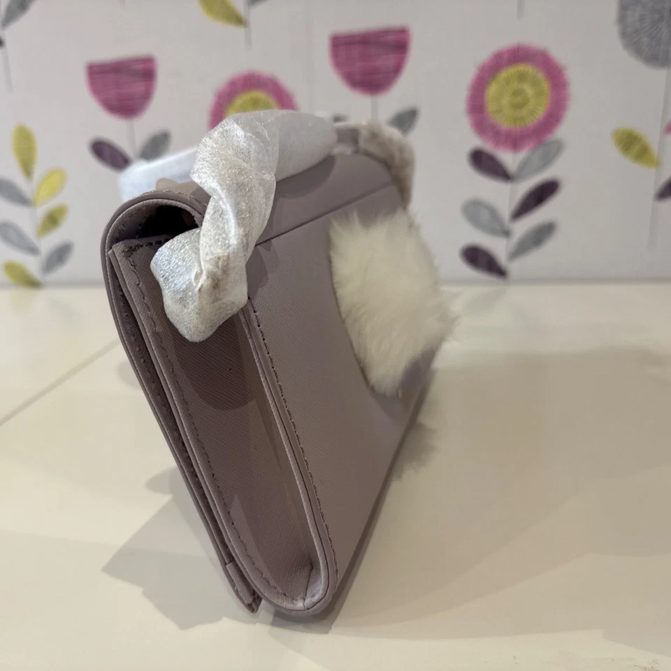 Kate Spade NY Make Magic Hop To It Leather Bunny Rabbit Crossbody Clutch Bag New - Image 4 of 4