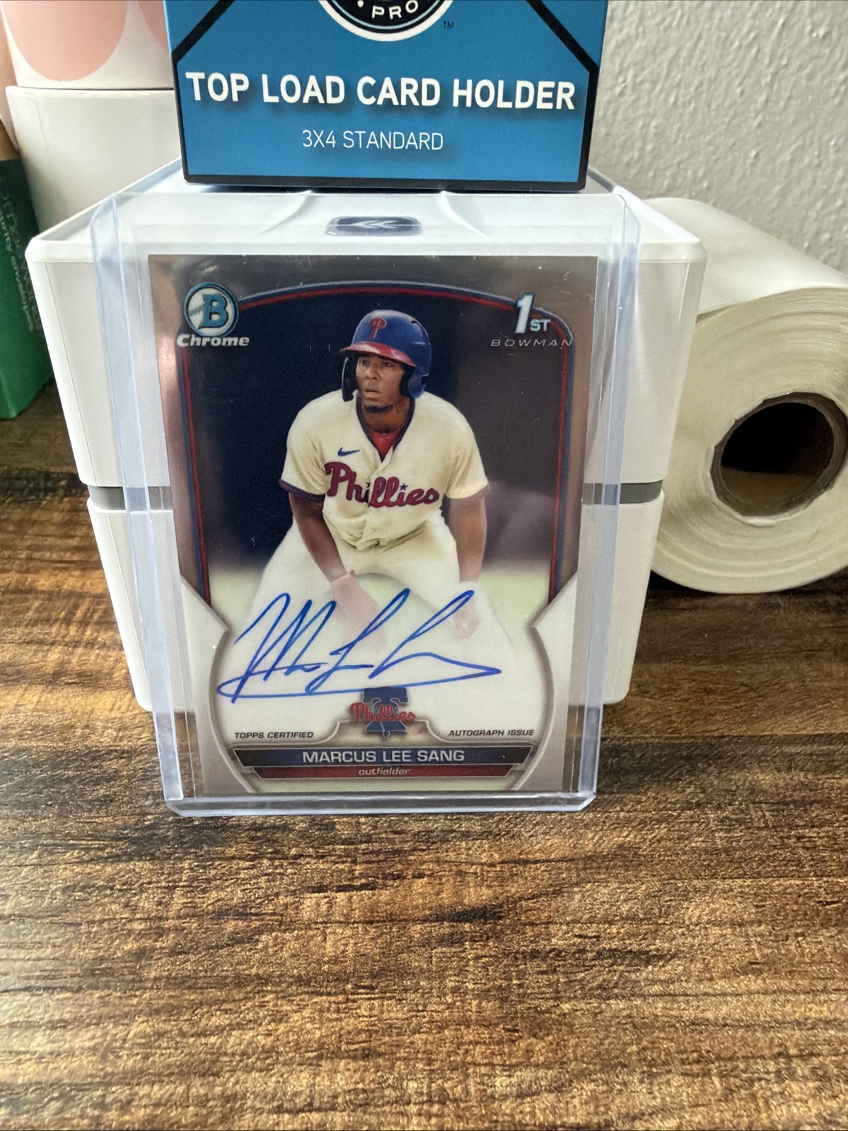 2023 Bowman Chrome - Prospect Autographs Marcus Lee Sang #CPA-ML (AU, RC)