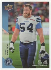 Chris Van Zeyl - Toronto (CFL Football Card) 2014 Upper Deck # 85 - Mint