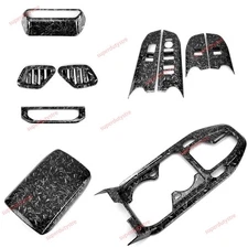 6 Sets Forged Black Interior Decoration Cover Trim Kit For Kia K4 2025 2026
