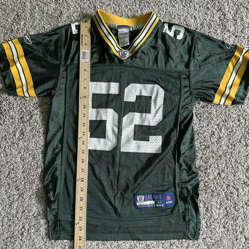 VTG Reebok On Field Green Bay Packers Jersey Youth Medium M 10/12 Clay Matthews - Picture 6 of 8