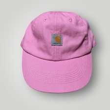 Carhartt Kids Pink Canvas Hat Cap Stretch Back Youth