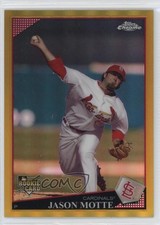 2009 Topps Chrome Gold Refractor 43/50 Jason Motte #176 1oq2