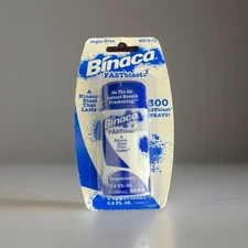 Binaca Fast Blast Sugar Free Peppermint Fresh Breath Spray 0.5oz 300 Sprays
