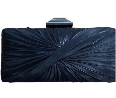 Sondra Roberts Black Sheer Clutch With Shoulder Strap Evening Bag
