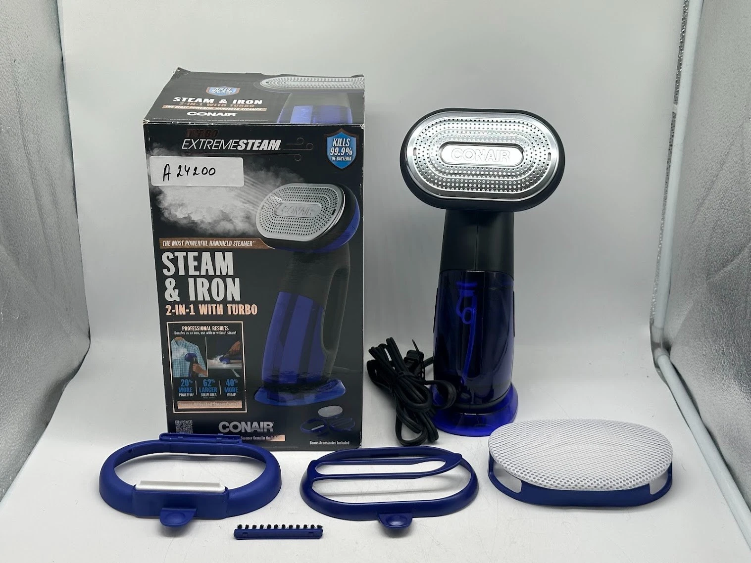Conair 2-in-1 Handheld Steamer and Iron for Clothes 1875W