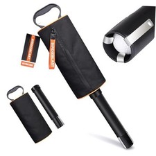 Portable Shag Bag Golf Ball Pick Up with Removable Plastic Tube, Hold up Orange