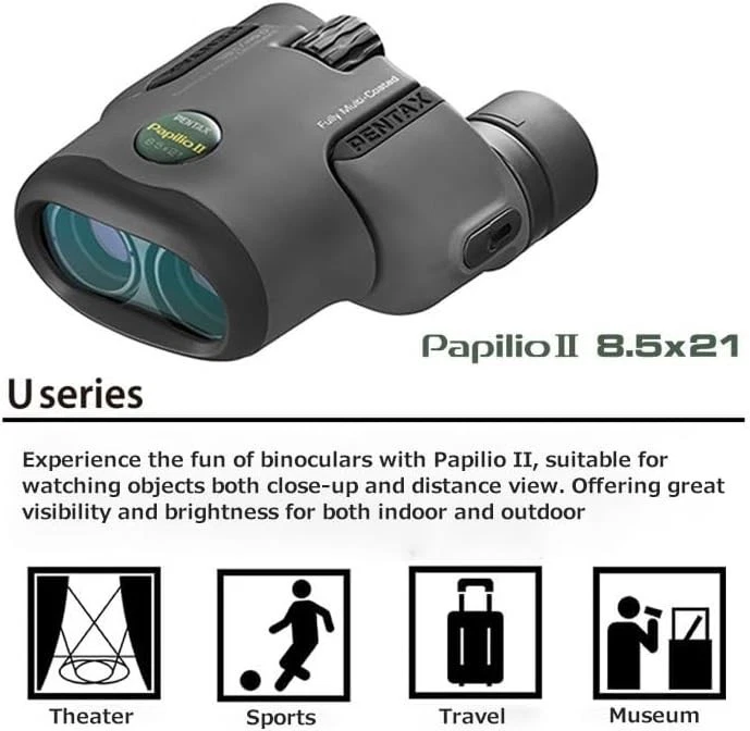Papilio II 8.5x21 Binoculars - Superior Brightness and Clarity for Nature Lovers - Image 4 of 4