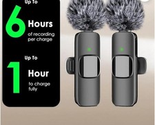 LINBER A3 Wireless USB-C Lavalier Microphone, Noise Cancellation, Compact Design