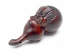Boxwood Hand Carved Japanese Netsuke Sculpture Bottle Gourd Immortal #12302101 — photo 5