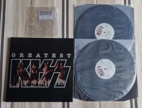 KISS Greatest KISS 2 LP Galaxy Vinyl Gatefold Hype Sticker