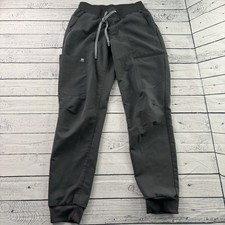 Fabletics Mis-Rise On-Call Scrub Jogger Pants Women's Small Gray