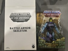 MOTU BATTLE ARMOR SKELETOR MASTERS OF UNIVERSE CLASSICS Mint W Mailer Mattel
