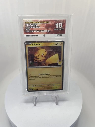 Pokemon Day Pikachu 051/162 Cosmos Holo ACE 10