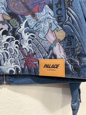 Palace Susanoo Denim Jacket Indigo Wash Size Large Brand New Fw25