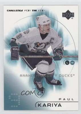 2001-02 Upper Deck Challenge for the Cup Paul Kariya #1 HOF 0a1