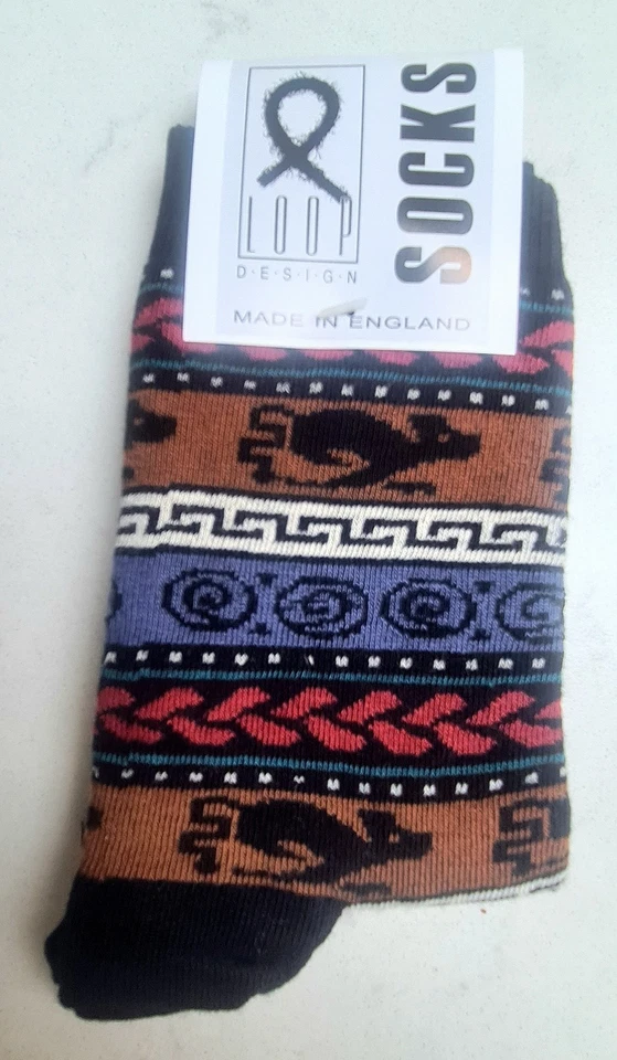 CALCETINES ARTÍSTICOS 6 Pares Diseño Edad de Bronce Celta Damas Talla 4-7 ¡GRAN REGALO! Foto 2 de 4