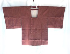 Traditional Japanese kimono coat - casual mauve taupe michiyuki