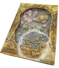 Disney Store Princess Belle Beauty The Beast Necklace Earrings Bracelet 2 Sets
