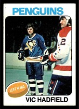 1975-76 Topps Vic Hadfield #165 - Pittsburgh Penguins