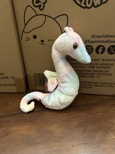 Ty Beanie Babies: Neon The Seahorse - New - With Tag Protector