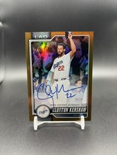 2026 Topps Series 2 Clayton Kershaw Gold /50 SSP On Card Auto - Dodgers 