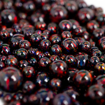 Lava Rock Astral Opal  Beads