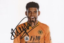 WOLVES: MORGAN GIBBS-WHITE SIGNED 6x4 2019/2020 PORTRAIT PHOTO+COA