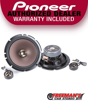 Pioneer TS-A653CH 6-1/2  2-Way Component Speakers 370W Max / 85W Nom