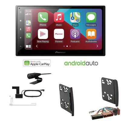 Pioneer Radio Android Apple CarPlay DAB für Ford Cougar 1998-2002 in schwarz