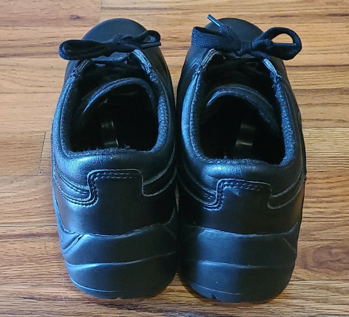 Galls Duty Boot Athletic Oxford Low Top FW050 Black Leather Men's 7 W EUC — product photo 6 of 9