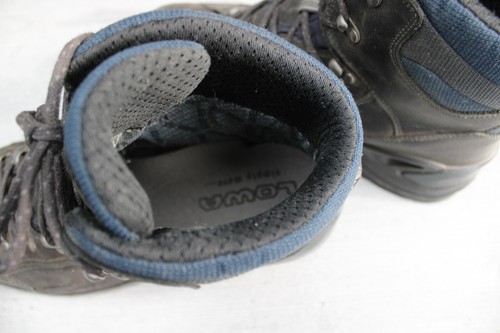 LOWA RENEGADE GTX MID Herren Stiefel Wanderschuhe Dunkelgrau/Blau Gr.44 UK 9,5 - Bild 11 von 11