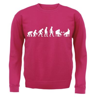 Evolution of Man Chess - Kinder Hoodie / Pullover - Brettspielspieler Königin König