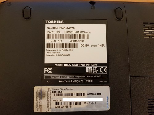 NOTEBOOK TOSHIBA SATELLITE i5 HDD 500 GB RAM 8 GB W 11 - Foto 6 di 6