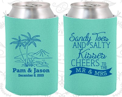 custom koozies wedding