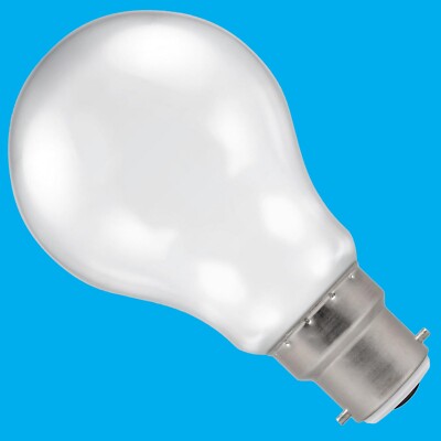 12x 60W GLS Glühlampe dimmbar Standard mattierte Perle BC B22 Glühlampe