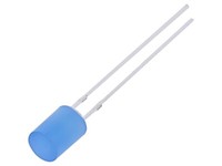 2X OSB5SA5GE4B Led 5Mm Blau 220-330Mcd 140° 30Ma 2,9-3,4V Front: Flach 108Mw Opt