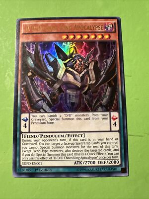 YuGiOh Pendulum Domination Structure Deck D/D/D Doom King Armageddon SDPD-EN006