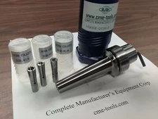 Slim Fit Collet Chuck HSK40E-DC06-2.75” & 3 Collets 1/8",3/16",1/4" #HSK40E-DC06