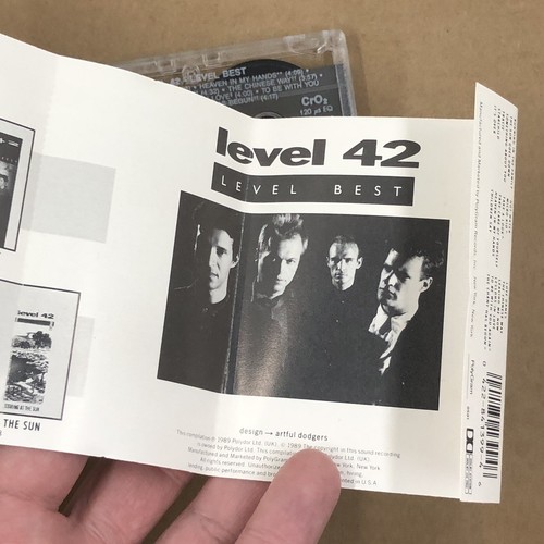 LEVEL 42 Cassette Tape 80s Synth Pop BEST OF LESSONS IN LOVE SOMETHING ABOUT YOU - Picture 5 of 7