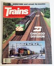 Trains Magazine August 1988 Georgetown: Small Railroad, Big Innovation