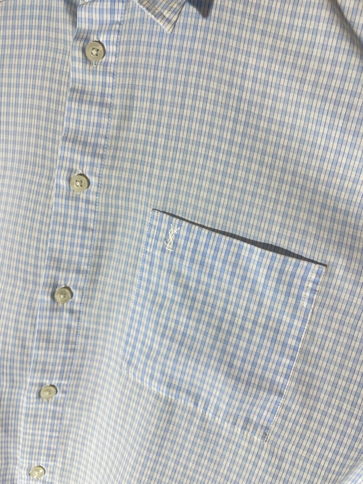 Yves Saint Laurent camicia vintage con bottoni XXL