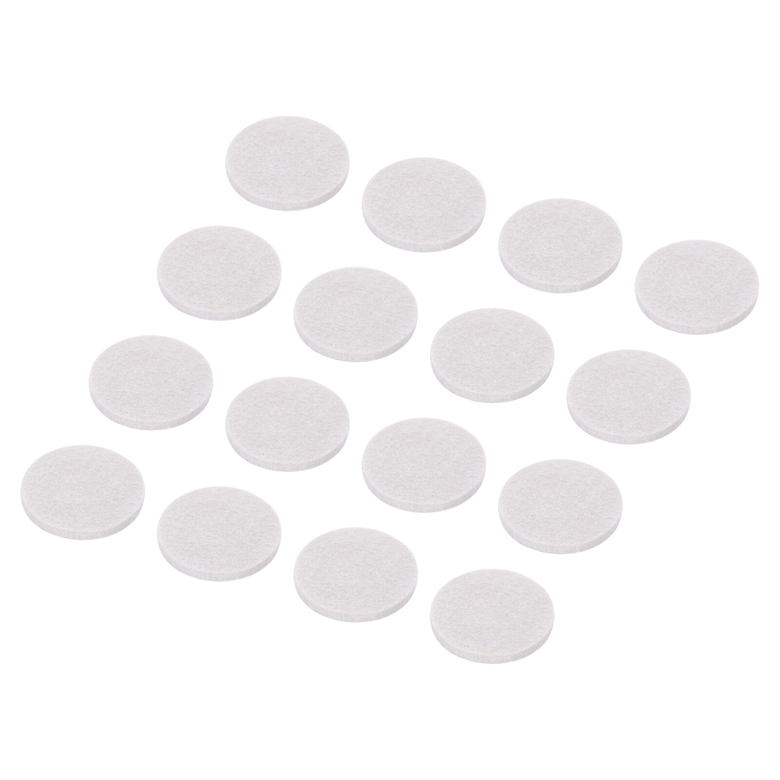 16pcs Felt Furniture Pads, 1.77 Inch Round Small Felt Protectors Beige