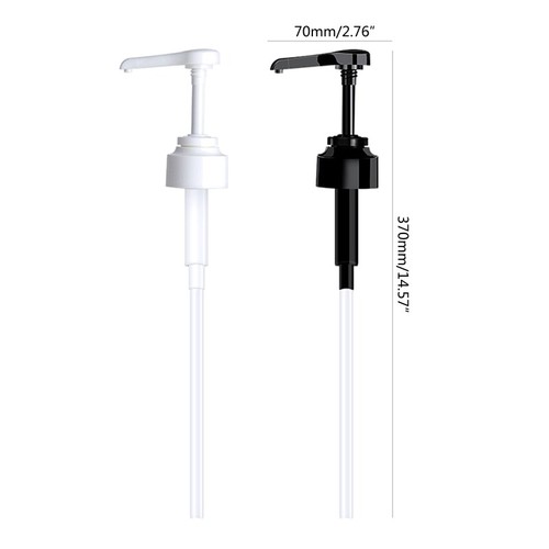 5pcs Kitchen Syrup Pump Liquid Dispenser Juice Bottle Replacement for Shampoo - Afbeelding 8 van 10