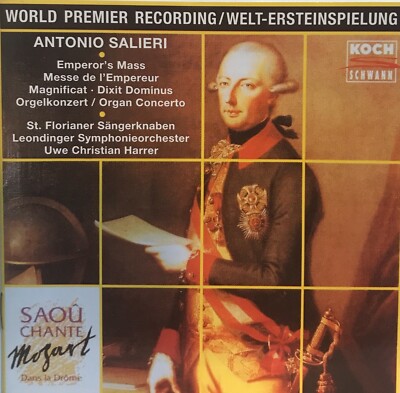 Salieri: Magnificat/Dixit Dominus/Organ Concerto/Emperor Mass (CD 1997 Koch) *VG