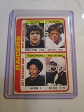 1978 Topps Football Card # 520 Oakland Raiders Team Leaders.